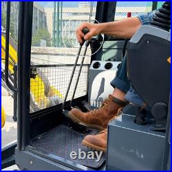 Free Shipping Mini Excavator With Cockpit USA Stock KUBOTA Diesel Garden EPA