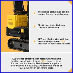 Free Shipping Mini Excavators Digger Tracked Crawler 13.5HP Gasoline For Sale Free Shipping Mini Excavators Digger Tracked Crawler 13.5HP Gasoline For Sale