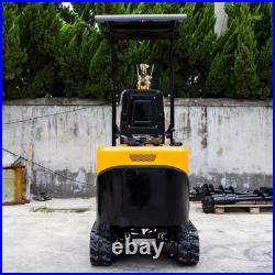 Free Unloading/Ship 1Ton 1.4Ton Mini Excavator 13.5HP Gas Engine Tracked Digger