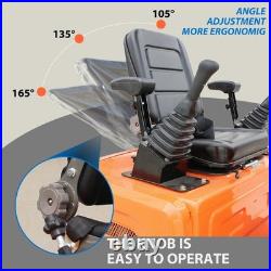 Free delivery. 1 ton brand new mini excavator. Track-type. Hydraulic thumb grip. EPA