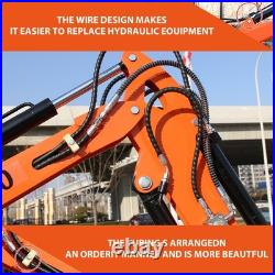 Free delivery. 2025 new model. Track-type mini excavator. Biltong gasoline engine