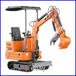 Free delivery. 2025 new model. Track-type mini excavator. Biltong gasoline engine