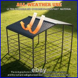 Free ship 13x13ft Galvanized Metal Livestock Shelter Heavy-Duty Cattle Shed US