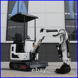 Free ship Mini Excavator 1Ton Mini Digger 13.5hp Gas Tracked Crawler B&S Engine