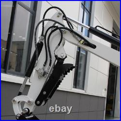 Free ship Mini Excavator 1Ton Mini Digger 13.5hp Gas Tracked Crawler B&S Engine