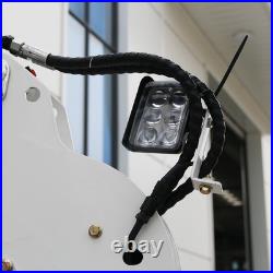 Free ship Mini Excavator 1Ton Mini Digger 13.5hp Gas Tracked Crawler B&S Engine