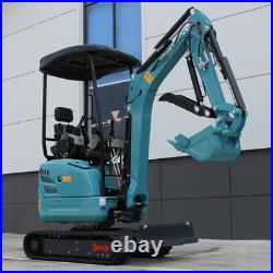 Free ship Mini Excavator Kubota Engine Telescopic side swing Tracked 2.5T Digger