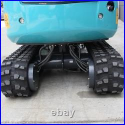 Free ship Mini Excavator Kubota Engine Telescopic side swing Tracked 2.5T Digger