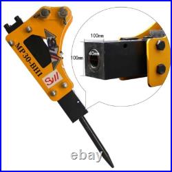 Free shipping, 1-1.5 ton breaker hammer attachment for mini hydraulic excavators