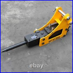 Free shipping, 1-1.5 ton breaker hammer attachment for mini hydraulic excavators