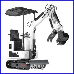 Free shipping 1.2 Ton Mini Excavator 13.5HP Gasoline Powered Compact Digger EPA