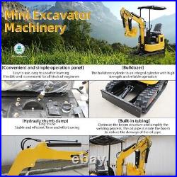 Free shipping 2024 Mini Excavator Hydraulic Thumb B&S EPA Engine USA Stock