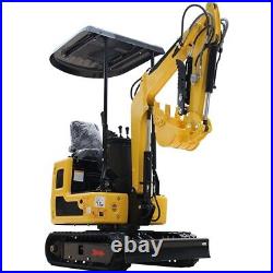 Free shipping 2024 Mini Excavator Hydraulic Thumb B&S EPA Engine USA Stock