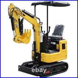 Free shipping 2024 Mini Excavator Hydraulic Thumb B&S EPA Engine USA Stock