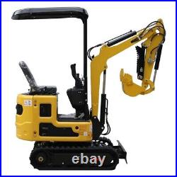 Free shipping 2024 Mini Excavator Hydraulic Thumb B&S EPA Engine USA Stock