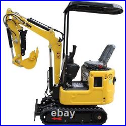 Free shipping 2024 Mini Excavator Hydraulic Thumb B&S EPA Engine USA Stock