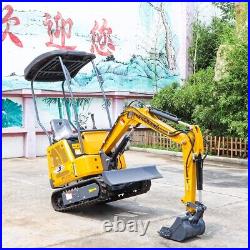 Freeshipping 1ton CE China small hydraulic digger mini excavator cheap price