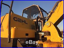 Gehl 1202 Hydraulic Excavator Dozer Front Blade John Deere Diesel Rubber Track