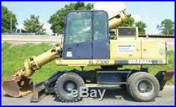 Gradall xl2300 mobile excavator digger dozer backhoe grader loader