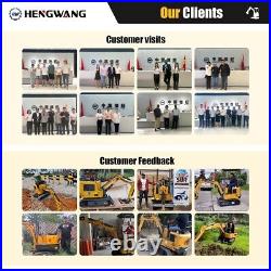 HENGWANG Mini Excavator 1 Ton 13.5hp Gas Tracked Crawler B&S EPA Engine In USA