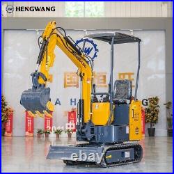 HENGWANG Mini Excavator HW15C B&S EPA Chassis Extension And Boom Side Swing