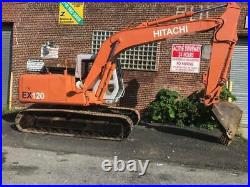 HITACHI EX 120-3 Excavator Hydraulic Crawler Excavator, Good Condition