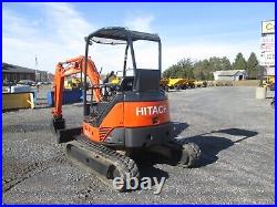 HITACHI ZX35-U3 Mini Excavator rubber tracks blade 3rd valve Yanmar diesel