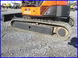 HITACHI ZX35-U3 Mini Excavator rubber tracks blade 3rd valve Yanmar diesel