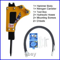 Hammer Breaker for 1Ton Mini Excavators Hydraulic Rock Breaker Attachment New Hammer Breaker for 1Ton Mini Excavators Hydraulic Rock Breaker Attachment New