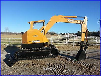 Hanix S&B550 Mini Excavator Trackhoe Backhoe Dozer Mitsubishi Diesel