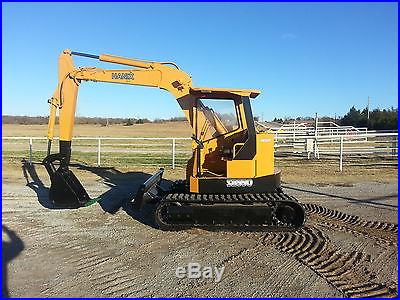 Hanix S&B550 Mini Excavator Trackhoe Backhoe Dozer Mitsubishi Diesel