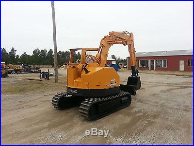 Hanix S&B550 Mini Excavator Trackhoe Backhoe Dozer Mitsubishi Diesel New Tracks