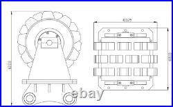 Heavy Duty Excavator Attachment 305 Compactor Fits CAT Excavator Sales in USA