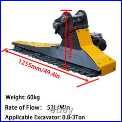 Hedge Trimmer Attachment With Oil Pipe For Excavator Lawn Cipping Free Shipping