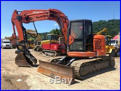 Hitachi EX135UR Crawler Excavator Hydraulic Thumb Knuckle Boom Cab AC Track