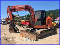 Hitachi EX135UR Crawler Excavator Hydraulic Thumb Knuckle Boom Cab AC Track