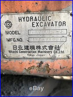 Hitachi EX200LC-3, Hydraulic Excavator
