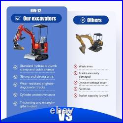 Household 2000 lb Mini Excavator With Powerful And High Digging Force B&S Engine Household 2000 lb Mini Excavator With Powerful And High Digging Force B&S Engine