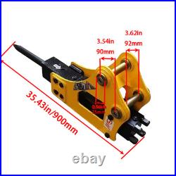 Hydraulic Breaker Hammer Attachment for Mini Excavator Breaker Hammer USA Stock