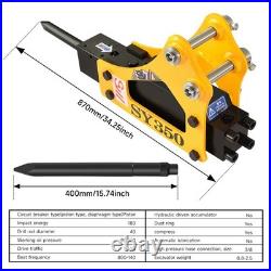 Hydraulic Breaker Hammer For 1-1.5Ton Mini Excavator Attachment USA Stock