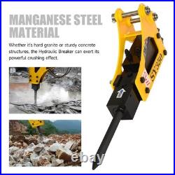 Hydraulic Breaker Hammer For 1-1.5Ton Mini Excavator Attachment USA Stock