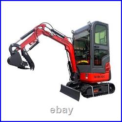 Hydraulic Mini Excavator Digger Kubota Diesel Engine with Air Conditioner&Cab