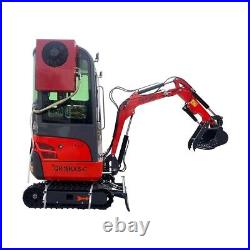 Hydraulic Mini Excavator Digger Kubota Diesel Engine with Air Conditioner&Cab