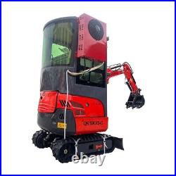 Hydraulic Mini Excavator Digger Kubota Diesel Engine with Air Conditioner&Cab