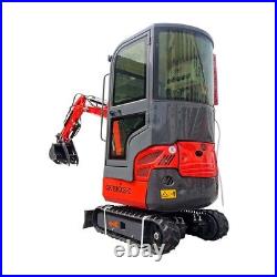 Hydraulic Mini Excavator Digger Kubota Diesel Engine with Air Conditioner&Cab