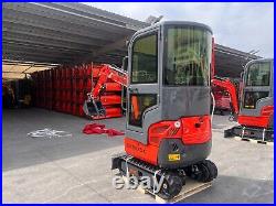 Hydraulic Mini Excavator Digger Kubota Diesel Engine with Air Conditioner&Cab