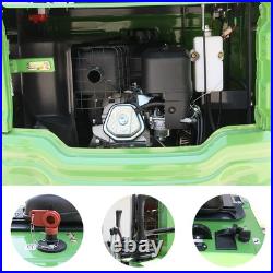 Hydraulic Mini Excavator + Quick Hitch + Grabber Digger B&S EPA Gasoline Engine