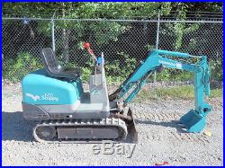 Hydraulic Mini Excavator Rubber Tracks 27 Blade 12 Bucket Diesel B05 bidadoo