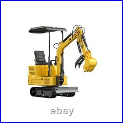 Hydraulic Thumb 2000lb Mini Excavator With Bucket Farm Crawler Gasoline EPA