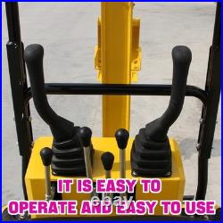 Hydraulic Thumb 2000lb Mini Excavator With Bucket Farm Crawler Gasoline EPA